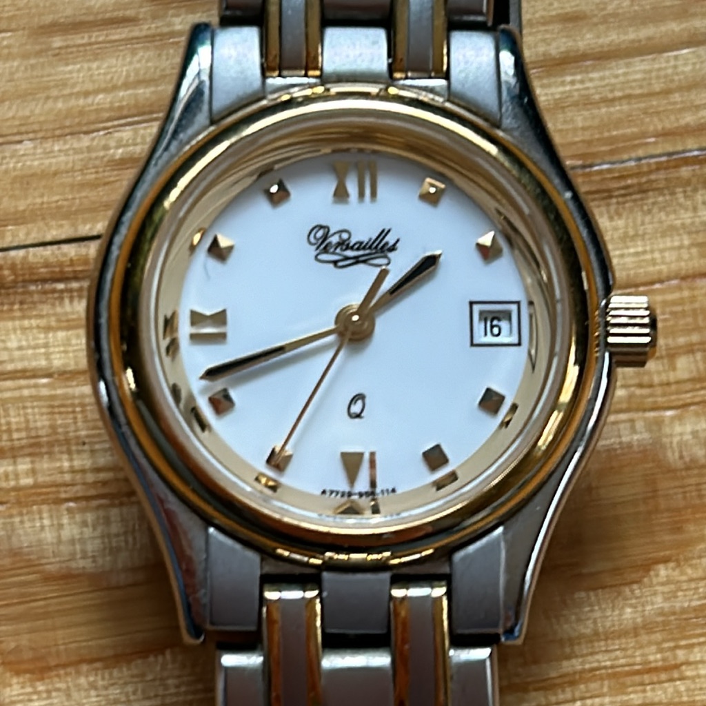 Versailles Silver And Gold Quartz Watch